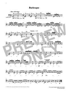 Burlesque from Graded Music for Timpani, Book IV (Download) 