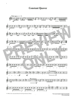 Constant Quaver from Graded Music for Snare Drum, Book II von Ian Wright (Download) 