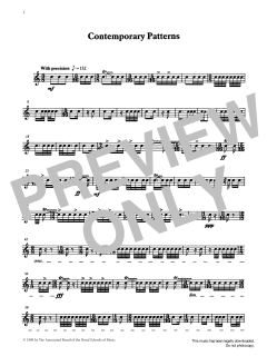 Contemporary Patterns from Graded Music for Snare Drum, Book IV von Ian Wright (Download) 