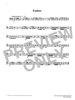 Fanfare from Graded Music for Timpani, Book I (Download) 
