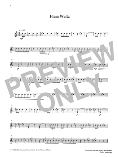 Flam Waltz from Graded Music for Snare Drum, Book II von Ian Wright (Download) 