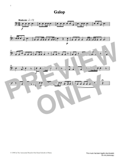 Galop from Graded Music for Timpani, Book II (Download) 
