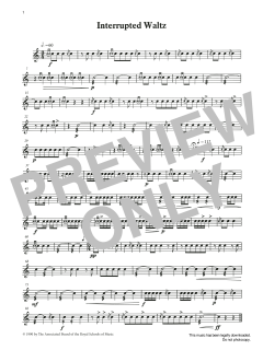 Interrupted Waltz from Graded Music for Snare Drum, Book II von Ian Wright (Download) 