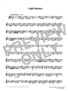 Light Infantry from Graded Music for Snare Drum, Book IV von Ian Wright (Download) 