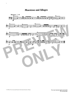 Maestoso and Allegro from Graded Music for Timpani, Book II (Download) 