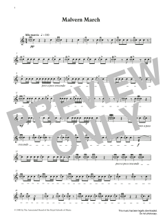 Malvern March from Graded Music for Snare Drum, Book III von Ian Wright (Download) 