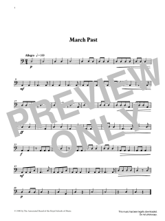 March Past from Graded Music for Timpani, Book I (Download) 