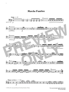 Marche Funèbre from Graded Music for Timpani, Book III (Download) 