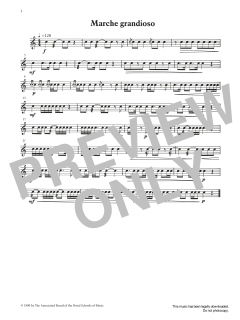 Marche grandioso from Graded Music for Snare Drum, Book II von Ian Wright (Download) 