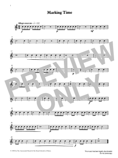 Marking Time from Graded Music for Snare Drum, Book I von Ian Wright (Download) 