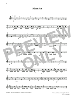 Mazurka from Graded Music for Snare Drum, Book II von Ian Wright (Download) 