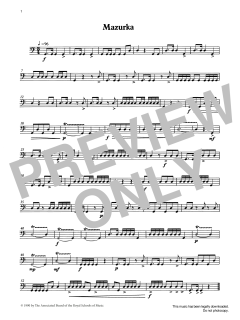 Mazurka from Graded Music for Timpani, Book II (Download) 