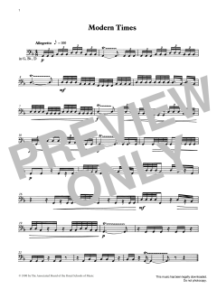 Modern Times from Graded Music for Timpani, Book IV (Download) 