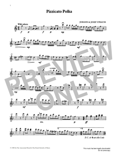 Pizzicato Polka von Johann Strauss (Sohn) (Download) 