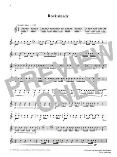 Rock Steady from Graded Music for Snare Drum, Book II von Ian Wright (Download) 