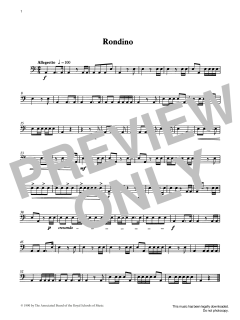 Rondino from Graded Music for Timpani, Book I (Download) 