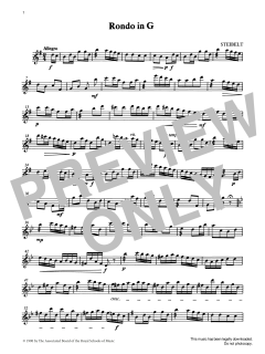 Rondo in G from Graded Music for Tuned Percussion, Book III von Daniel Steibelt (Download) 