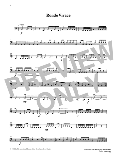 Rondo Vivace from Graded Music for Timpani, Book II (Download) 
