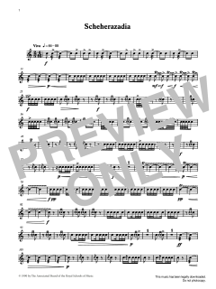 Scheherazadia from Graded Music for Snare Drum, Book IV von Ian Wright (Download) 