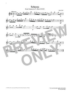 Scherzo von Joseph Haydn (Download) 
