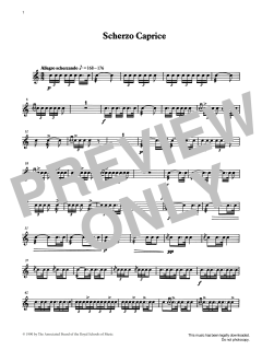 Scherzo Caprice from Graded Music for Snare Drum, Book IV von Ian Wright (Download) 