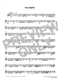 Step Lightly from Graded Music for Snare Drum, Book I von Ian Wright (Download) 