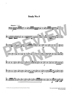 Study No.4 from Graded Music for Timpani, Book II (Download) 