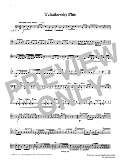 Tchaikovsky Plus from Graded Music for Timpani, Book IV (Download) 