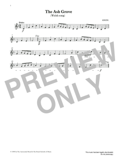 The Ash Grove from Graded Music for Tuned Percussion, Book I von Trad. Welsh (Download) 