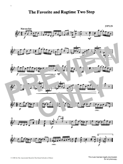 The Favorite and Ragtime Two Step from Graded Music for Tuned Percussion, Book IV von Scott Joplin (Download) 