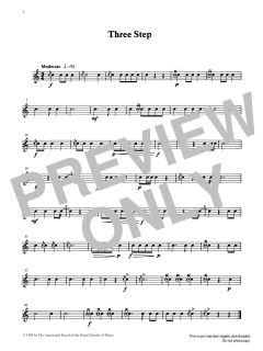 Three Step from Graded Music for Snare Drum, Book I von Ian Wright (Download) 