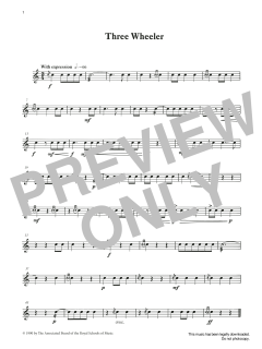 Three Wheeler from Graded Music for Snare Drum, Book II von Ian Wright (Download) 