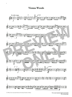 Vienna Woods from Graded Music for Snare Drum, Book II von Ian Wright (Download) 