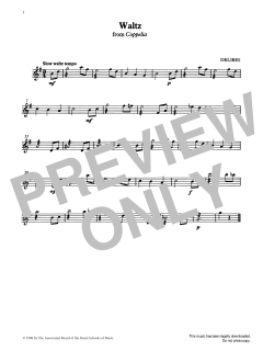 Waltz from Graded Music for Tuned Percussion, Book II von Léo Delibes (Download) 
