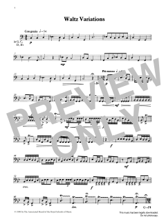 Waltz Variations from Graded Music for Timpani, Book IV (Download) 