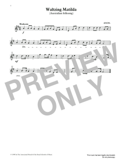 Waltzing Matilda from Graded Music for Tuned Percussion, Book I von Trad. Australian (Download) 