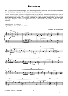 Blaze Away von Holzmann (Download) 