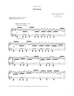 Fanfare von Jacques-Nicolas Lemmens (Download) 