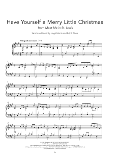 Have Yourself A Merry Little Christmas [Peaceful version] von Hugh Martin (Download) 