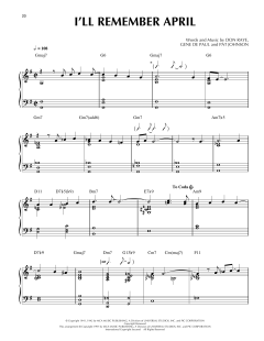 I'll Remember April von Don Raye (Download) 