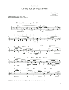 La Fille aux Chevaux de Lin von Claude Debussy (Download) 