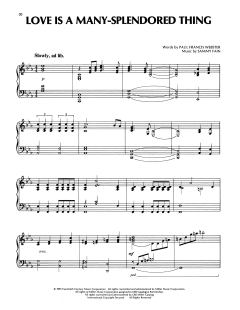 Love Is A Many-Splendored Thing von Richard Clayderman (Download) 