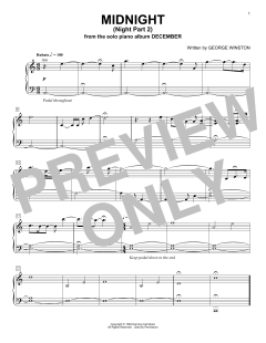 Night von George Winston (Download) 