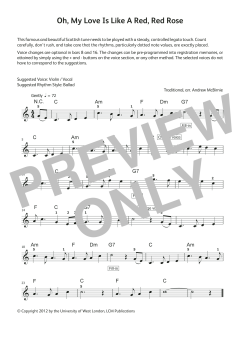 Oh, My Love is Like A Red Rose von Traditional (Download) 