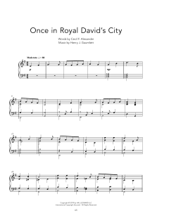 Once In Royal David's City [Peaceful version] von Cecil Frances Alexander (Download) 