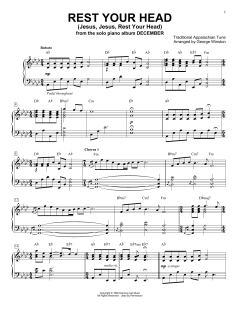Rest Your Head von George Winston (Download) 