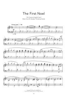 The First Noel [Peaceful version] von W. Sandys' Christmas Carols (Download) 