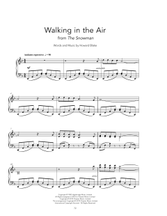 Walking In The Air [Peaceful version] von Howard Blake (Download) 