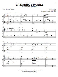 La Donna E Mobile von Giuseppe Verdi (Download) 