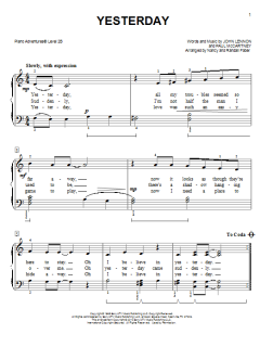 Yesterday von The Beatles (Download) 